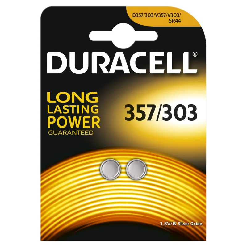 Koop Online Duracell - Batterij - Duracell D357 (Blister a 2st) Verpakt per doos a 10 blisters = 20 batterijen - SR1156S - 80200210